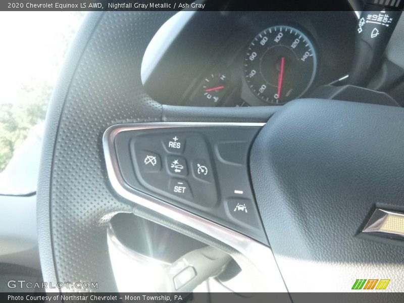 Nightfall Gray Metallic / Ash Gray 2020 Chevrolet Equinox LS AWD