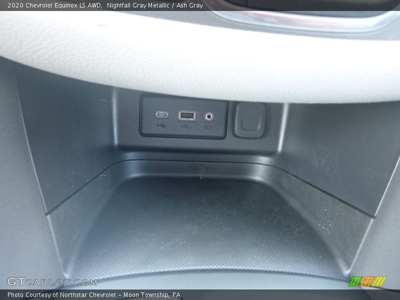 Nightfall Gray Metallic / Ash Gray 2020 Chevrolet Equinox LS AWD