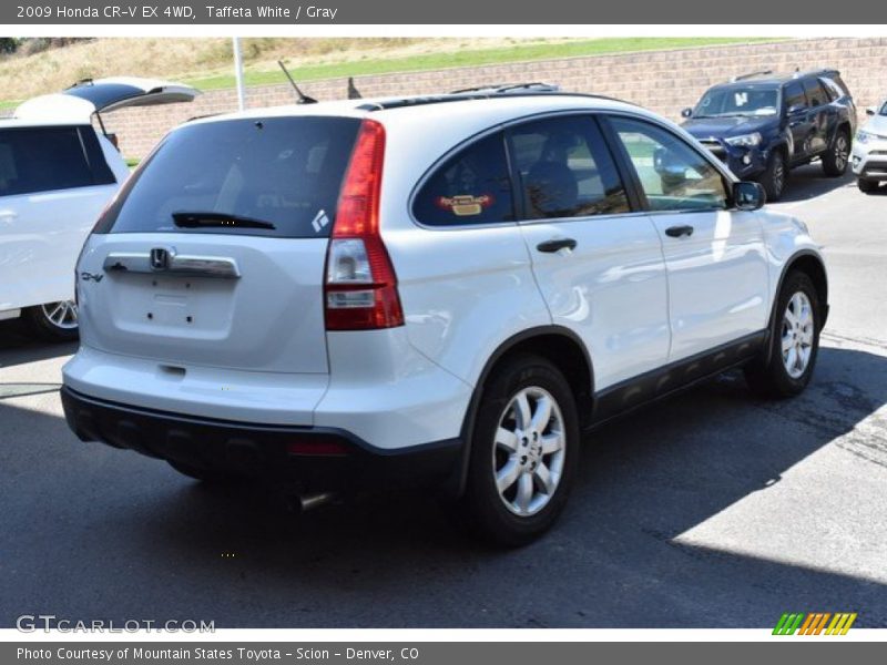 Taffeta White / Gray 2009 Honda CR-V EX 4WD