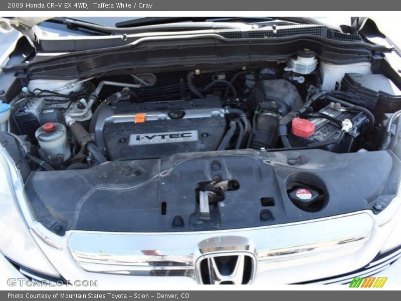 Taffeta White / Gray 2009 Honda CR-V EX 4WD