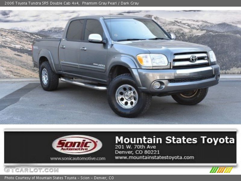 Phantom Gray Pearl / Dark Gray 2006 Toyota Tundra SR5 Double Cab 4x4
