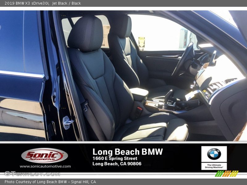 Jet Black / Black 2019 BMW X3 sDrive30i