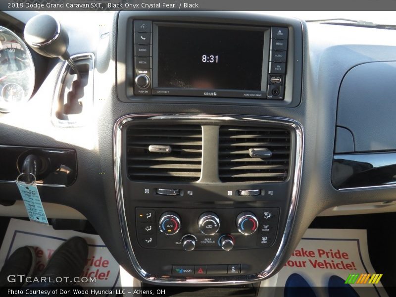 Black Onyx Crystal Pearl / Black 2018 Dodge Grand Caravan SXT