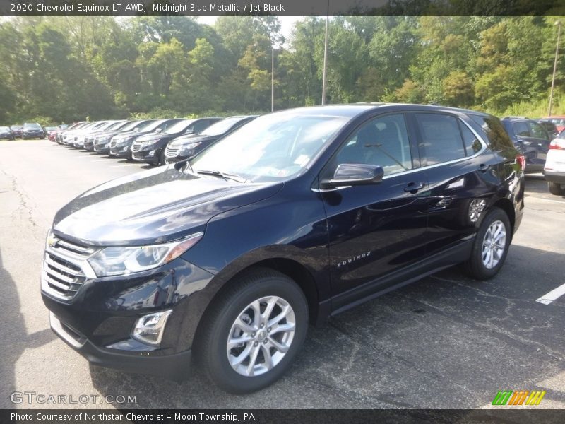 Midnight Blue Metallic / Jet Black 2020 Chevrolet Equinox LT AWD