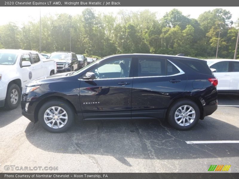 Midnight Blue Metallic / Jet Black 2020 Chevrolet Equinox LT AWD