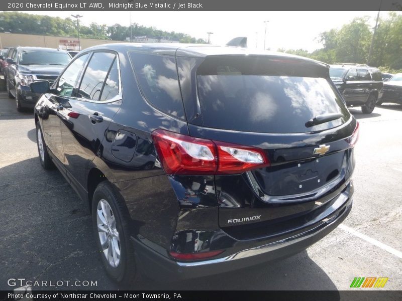 Midnight Blue Metallic / Jet Black 2020 Chevrolet Equinox LT AWD