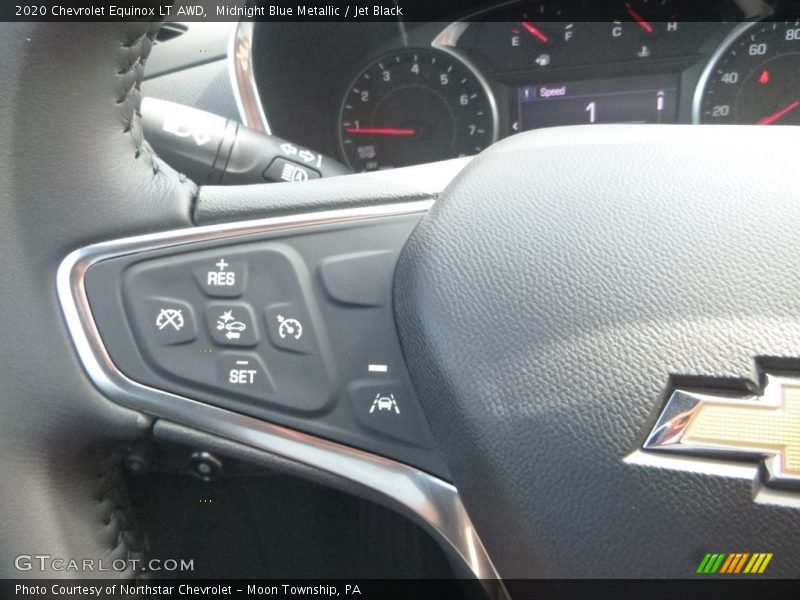 Midnight Blue Metallic / Jet Black 2020 Chevrolet Equinox LT AWD