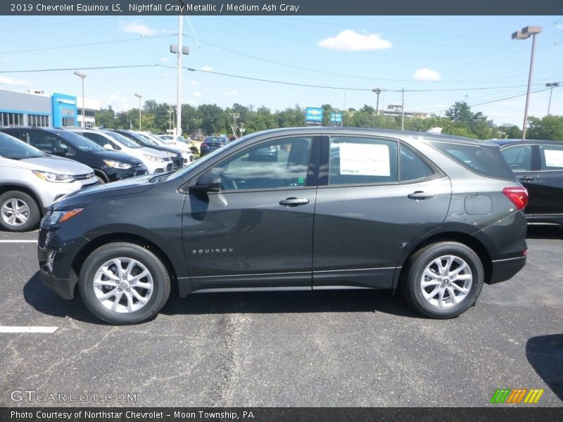 Nightfall Gray Metallic / Medium Ash Gray 2019 Chevrolet Equinox LS