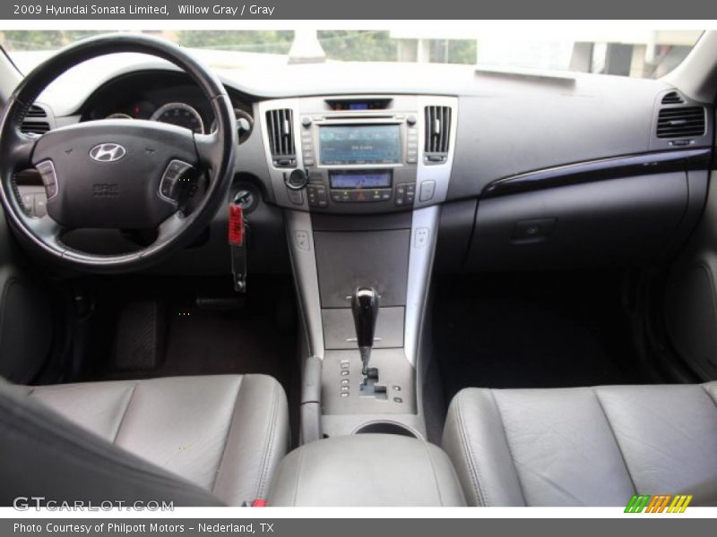 Willow Gray / Gray 2009 Hyundai Sonata Limited