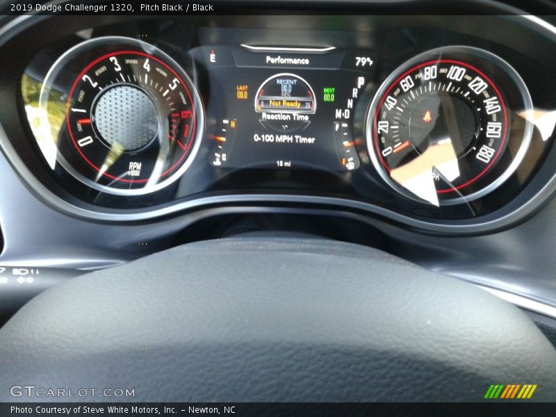 Pitch Black / Black 2019 Dodge Challenger 1320