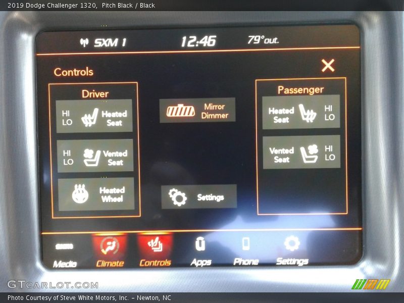 Pitch Black / Black 2019 Dodge Challenger 1320