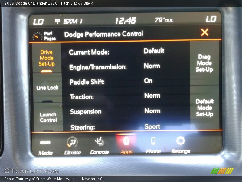 Pitch Black / Black 2019 Dodge Challenger 1320