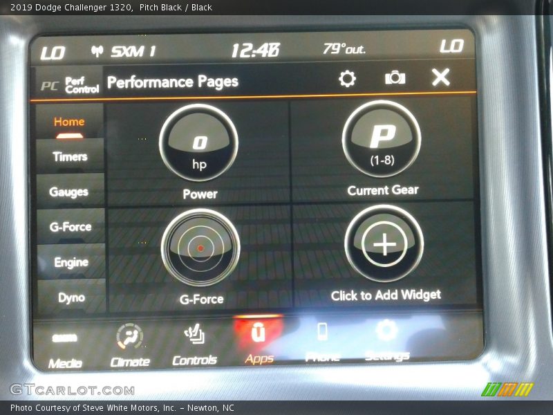 Pitch Black / Black 2019 Dodge Challenger 1320