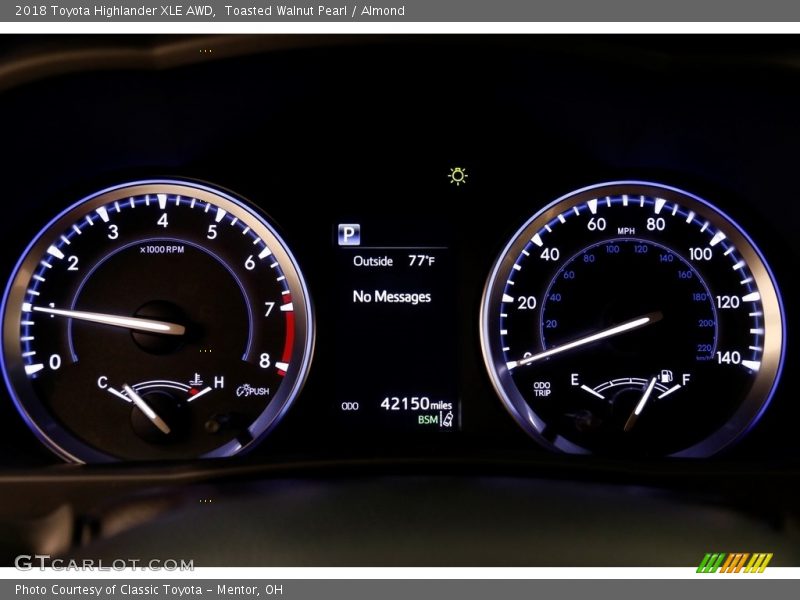Toasted Walnut Pearl / Almond 2018 Toyota Highlander XLE AWD