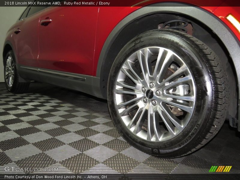 Ruby Red Metallic / Ebony 2018 Lincoln MKX Reserve AWD