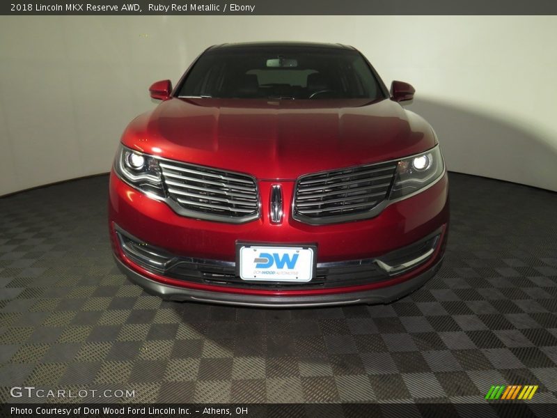 Ruby Red Metallic / Ebony 2018 Lincoln MKX Reserve AWD
