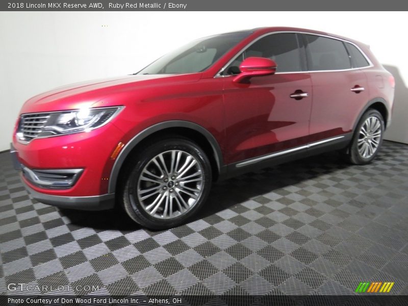 Ruby Red Metallic / Ebony 2018 Lincoln MKX Reserve AWD