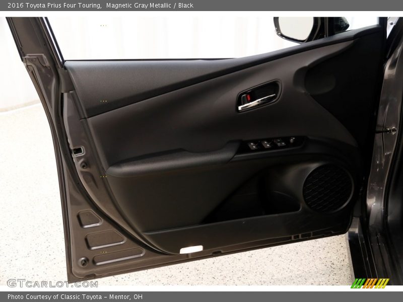 Magnetic Gray Metallic / Black 2016 Toyota Prius Four Touring