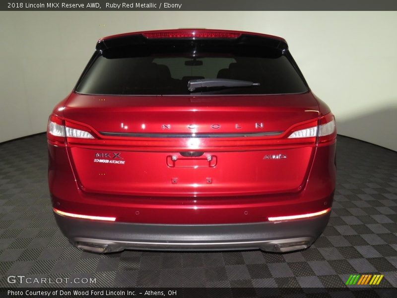 Ruby Red Metallic / Ebony 2018 Lincoln MKX Reserve AWD