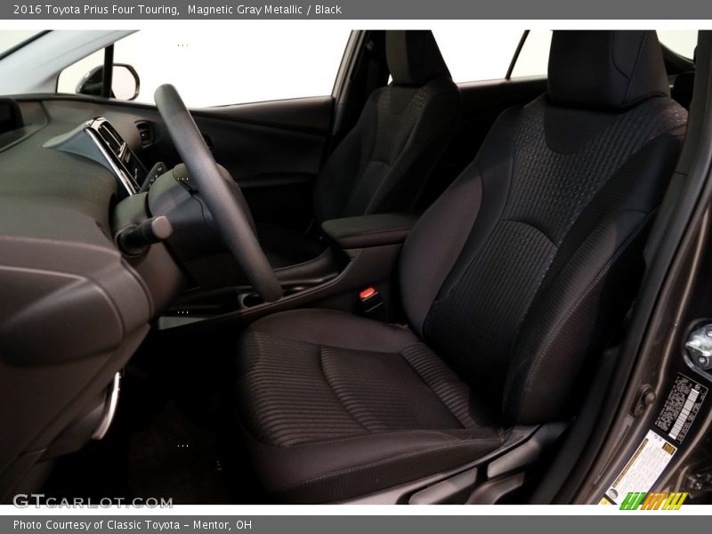 Magnetic Gray Metallic / Black 2016 Toyota Prius Four Touring