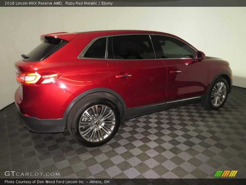 Ruby Red Metallic / Ebony 2018 Lincoln MKX Reserve AWD