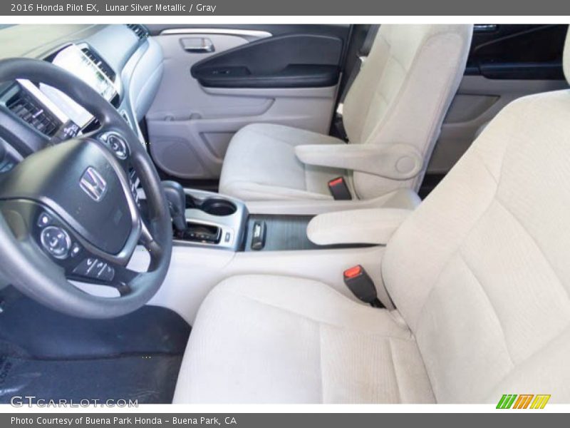 Lunar Silver Metallic / Gray 2016 Honda Pilot EX