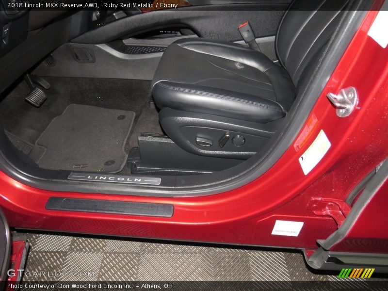 Ruby Red Metallic / Ebony 2018 Lincoln MKX Reserve AWD