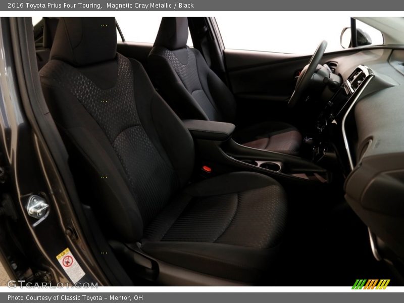 Magnetic Gray Metallic / Black 2016 Toyota Prius Four Touring