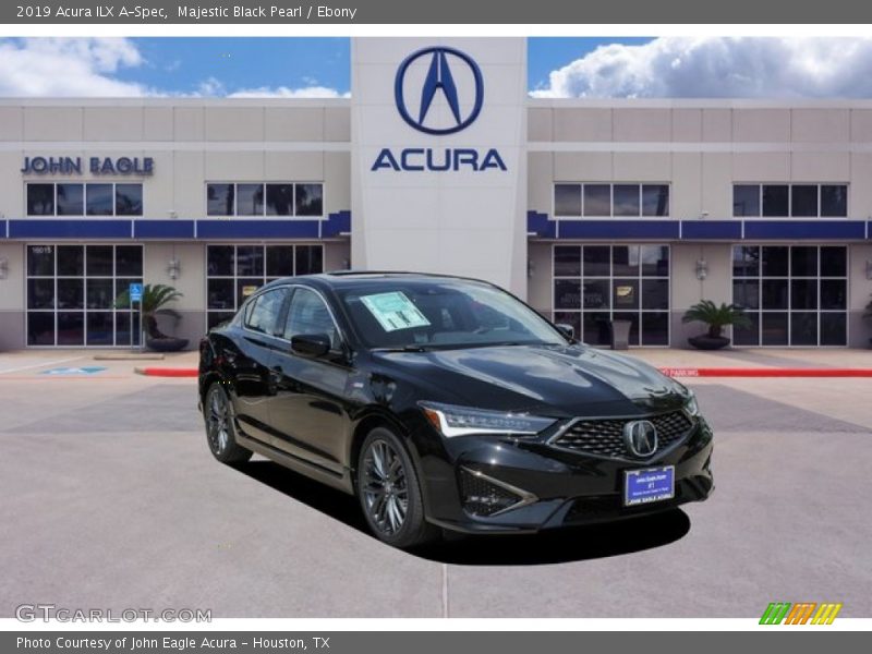 Majestic Black Pearl / Ebony 2019 Acura ILX A-Spec