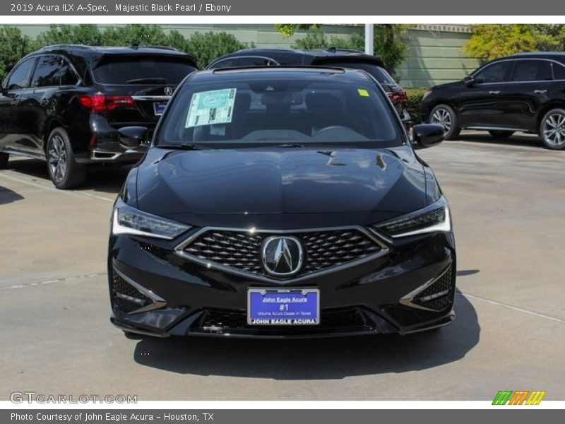 Majestic Black Pearl / Ebony 2019 Acura ILX A-Spec