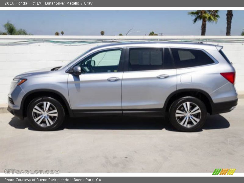 Lunar Silver Metallic / Gray 2016 Honda Pilot EX