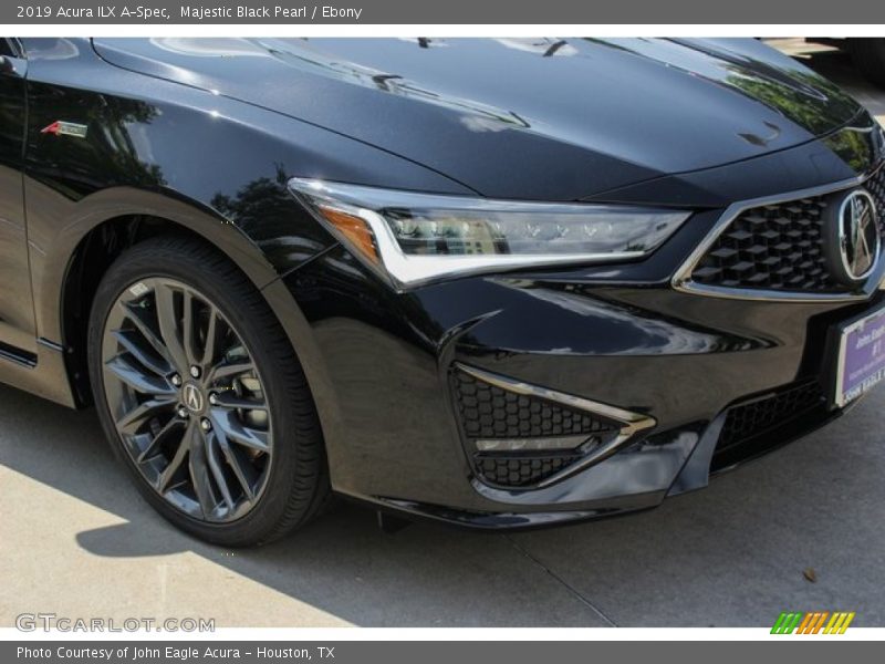 Majestic Black Pearl / Ebony 2019 Acura ILX A-Spec