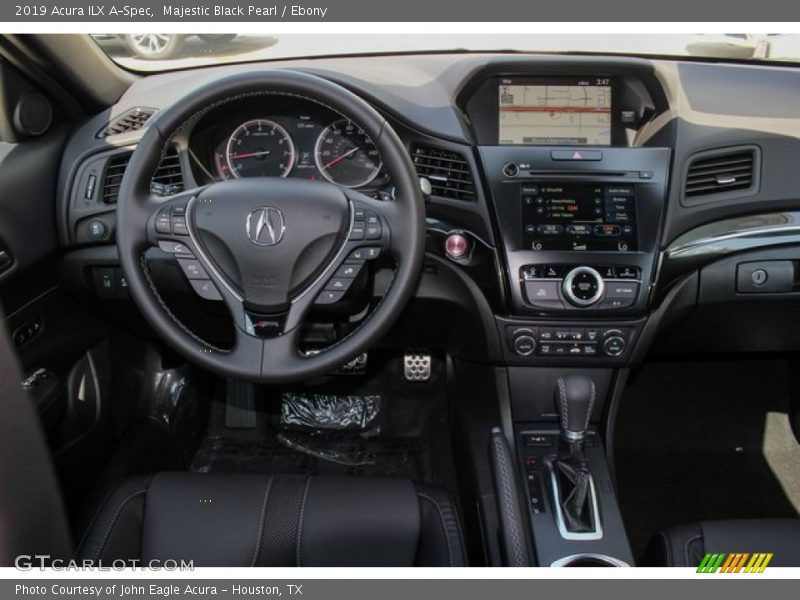 Majestic Black Pearl / Ebony 2019 Acura ILX A-Spec