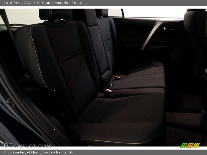 Galactic Aqua Mica / Black 2018 Toyota RAV4 XLE
