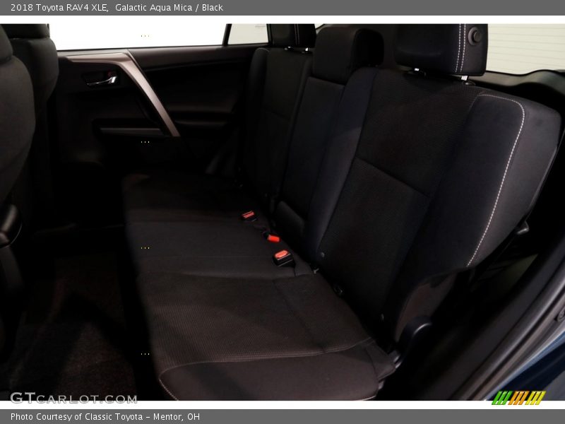 Galactic Aqua Mica / Black 2018 Toyota RAV4 XLE