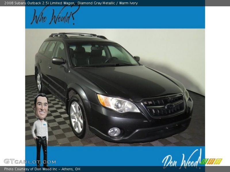 Diamond Gray Metallic / Warm Ivory 2008 Subaru Outback 2.5i Limited Wagon