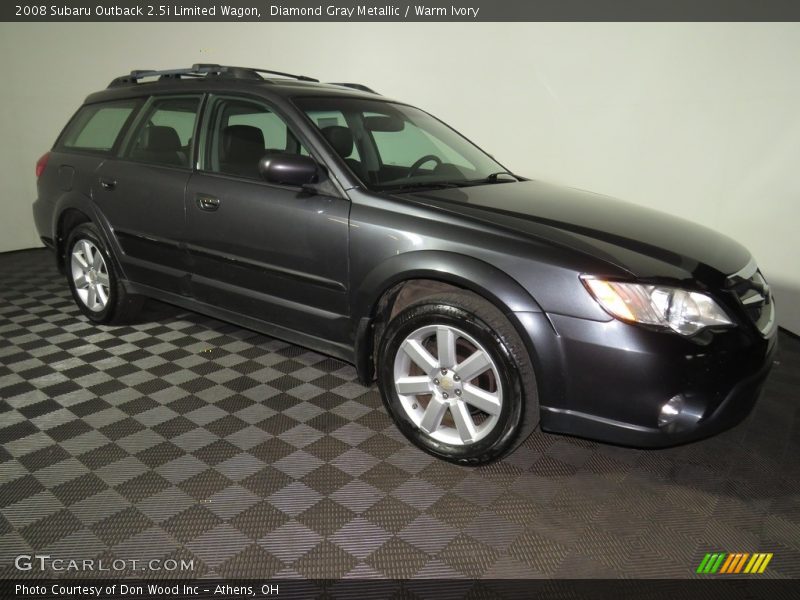 Diamond Gray Metallic / Warm Ivory 2008 Subaru Outback 2.5i Limited Wagon