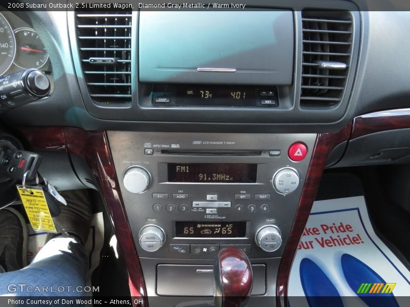 Diamond Gray Metallic / Warm Ivory 2008 Subaru Outback 2.5i Limited Wagon