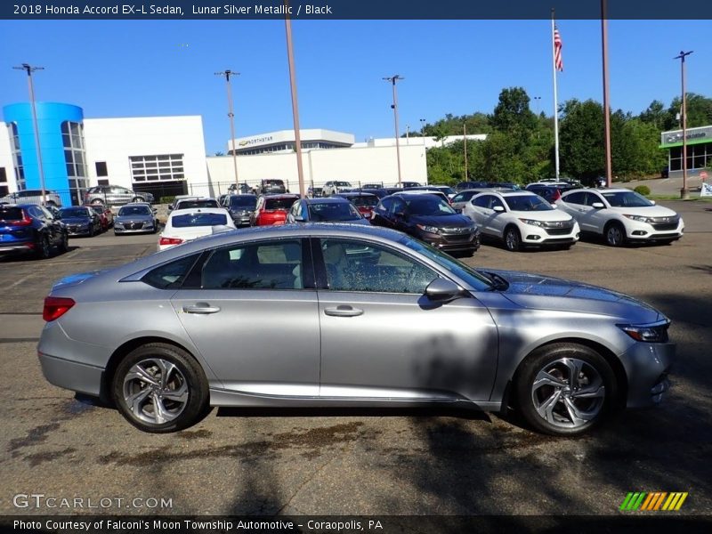 Lunar Silver Metallic / Black 2018 Honda Accord EX-L Sedan