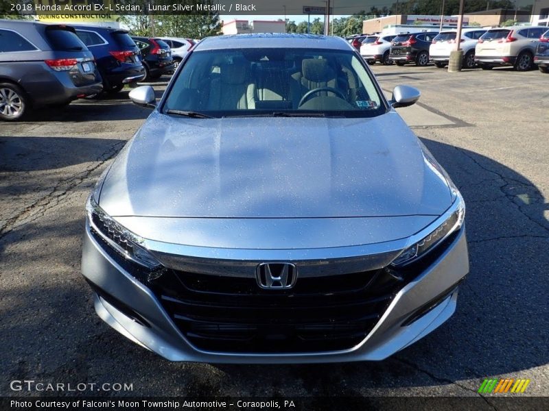 Lunar Silver Metallic / Black 2018 Honda Accord EX-L Sedan