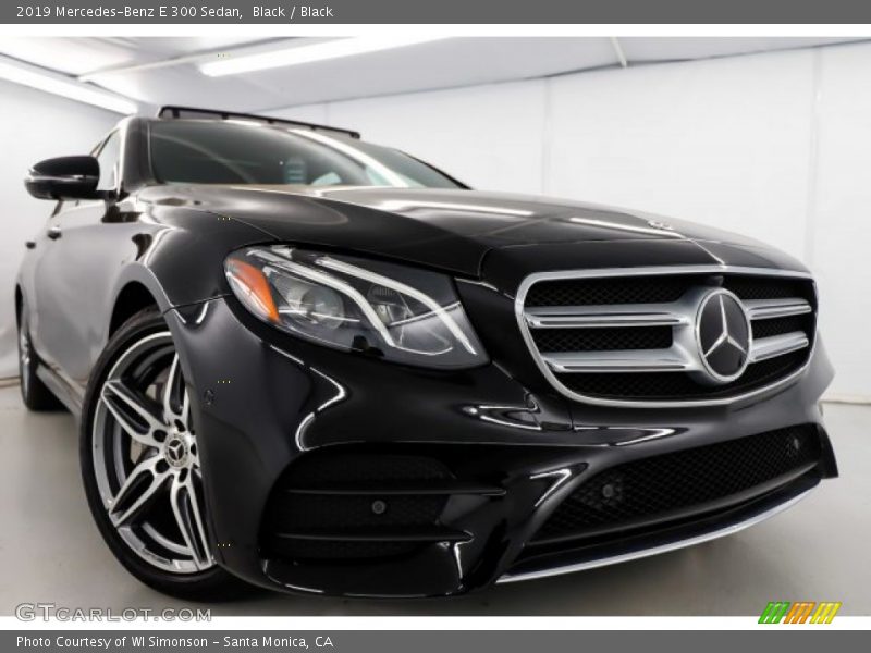 Black / Black 2019 Mercedes-Benz E 300 Sedan