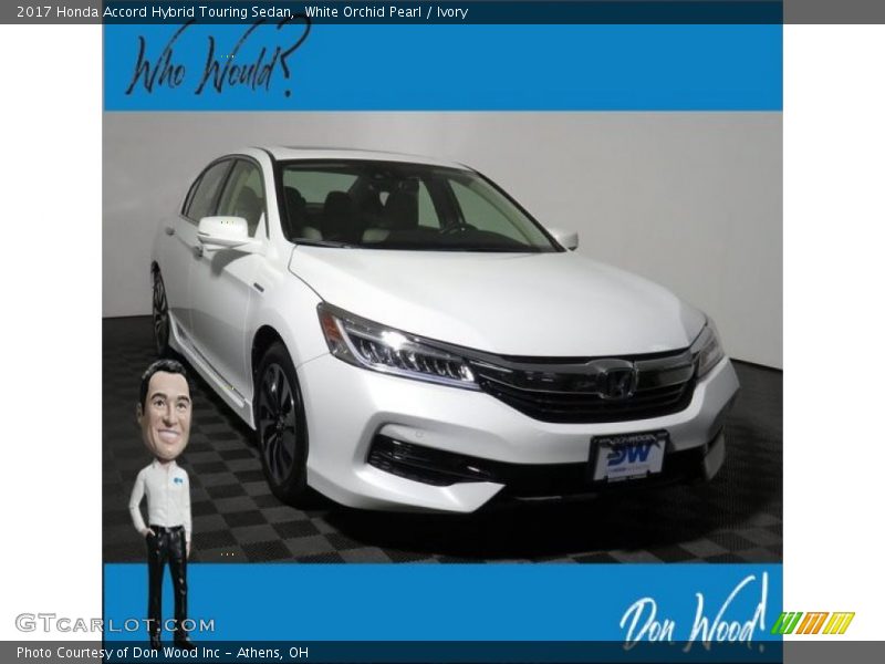 White Orchid Pearl / Ivory 2017 Honda Accord Hybrid Touring Sedan