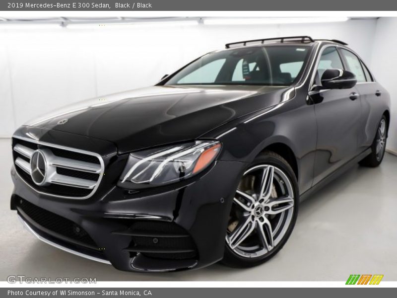 Black / Black 2019 Mercedes-Benz E 300 Sedan