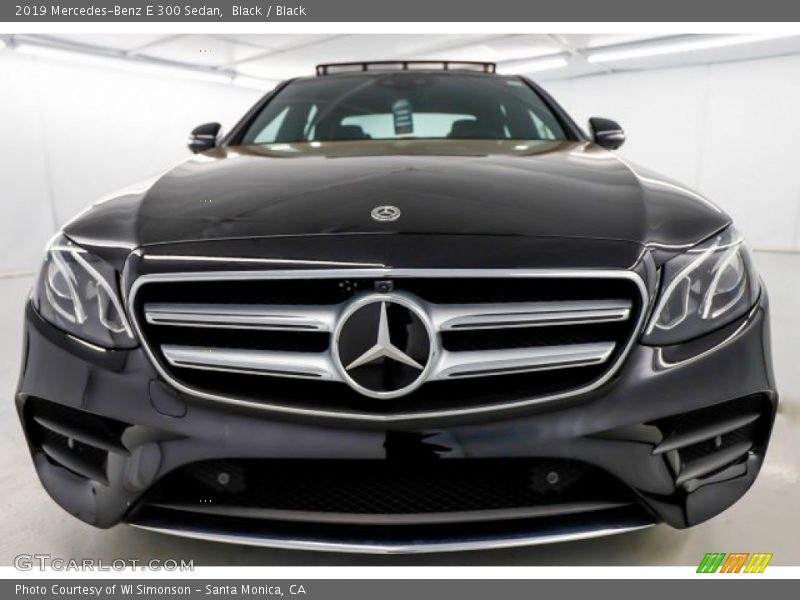 Black / Black 2019 Mercedes-Benz E 300 Sedan