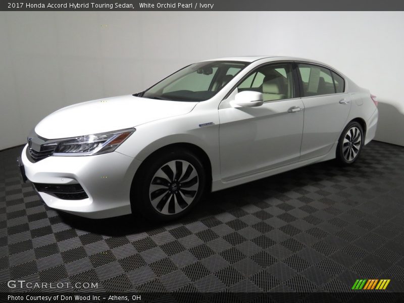 White Orchid Pearl / Ivory 2017 Honda Accord Hybrid Touring Sedan