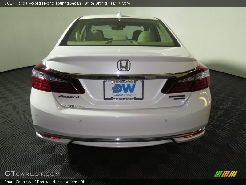 White Orchid Pearl / Ivory 2017 Honda Accord Hybrid Touring Sedan
