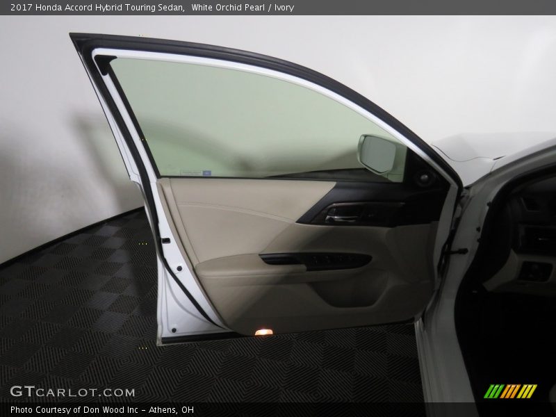 White Orchid Pearl / Ivory 2017 Honda Accord Hybrid Touring Sedan