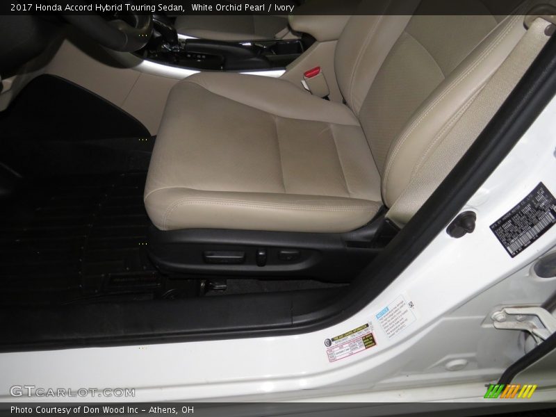 White Orchid Pearl / Ivory 2017 Honda Accord Hybrid Touring Sedan