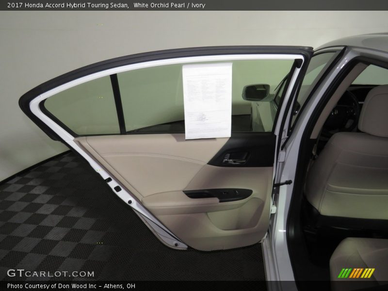 White Orchid Pearl / Ivory 2017 Honda Accord Hybrid Touring Sedan