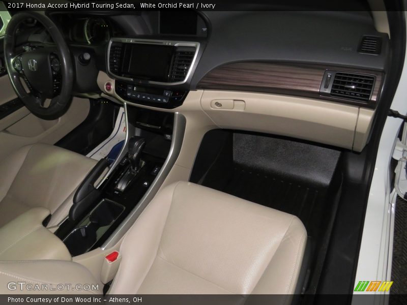 White Orchid Pearl / Ivory 2017 Honda Accord Hybrid Touring Sedan